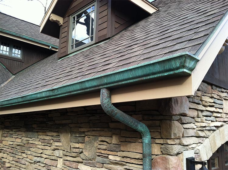 The beauty of copper gutters - Exterior Renovations