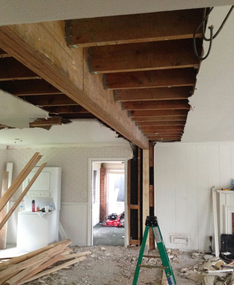 LVL beams. The easy way to open up any room. - Exterior Renovations